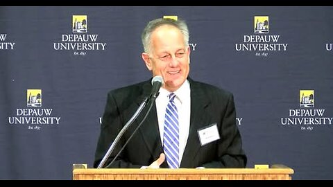 December 8, 2016 - David Cameron is Introduced at DePauw Ubben Lecture