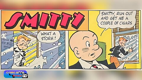 What a stormy surprise, Smitty by Walter Berndt The Office Comic That Came Before Dilbert #funny