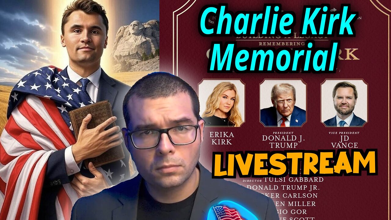 Charlie Kirk Memorial LIVESTREAM with THOUGHTCAST Jeff D.