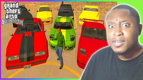 GTA SA - Stealing Luxury Expensive Cars with CJ! Reaction