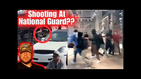 PROTESTORS SHOOT AT NATIONAL GUARD