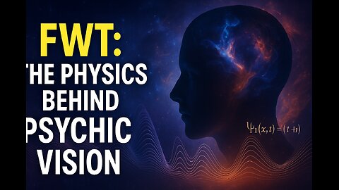FWT: The Physics Behind Psychic Vision Remote Viewing