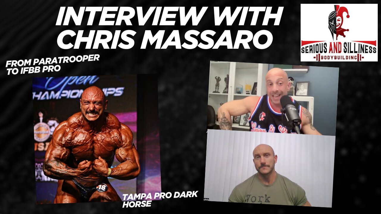 Interview with Chris Massaro. From Paratrooper to IFBB Pro. Tampa Pro Dark Horse.