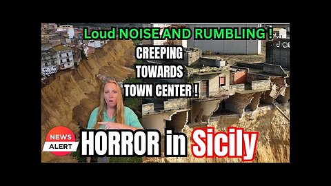 NOW LARGER than EUROPE S WORST LANDSLIDE DISASTER - Vajont DAM Landslide -WHOLE Niscemi is FALLING !