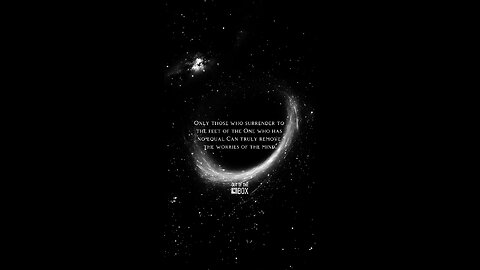 Surrender to the One with no equal to erase mind’s worries. 🌌