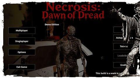 Demo Gameplay, No Commentary - Necrosis Dawn of Dread