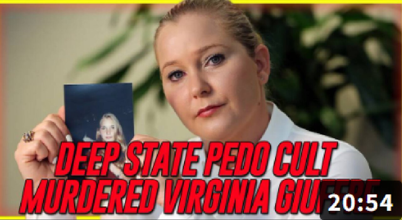 Deep State Pedo Cult Murdered Virginia Giuffre to Silence Other Victims Ahead of The Release of Newly Discovered 14 Terabyte Epstein Evidence File