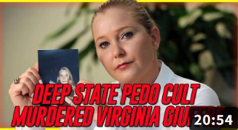 Deep State Pedo Cult Murdered Virginia Giuffre to Silence Other Victims Ahead of The Release of Newly Discovered 14 Terabyte Epstein Evidence File