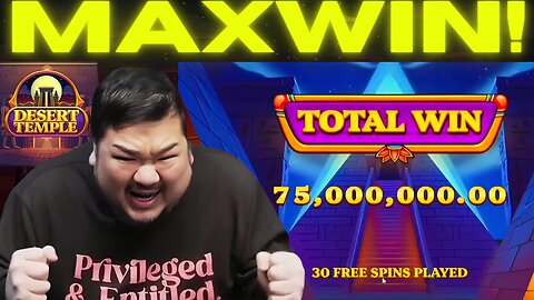 BIG BOY CHENG FIRST MAXWIN MAXBET ON HACKSAW GAMING! 75 MILLION WIN!
