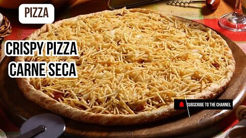 Crispy Crust Pizza with Dried Beef – Flavor & Crunch in One! 🔥🍕