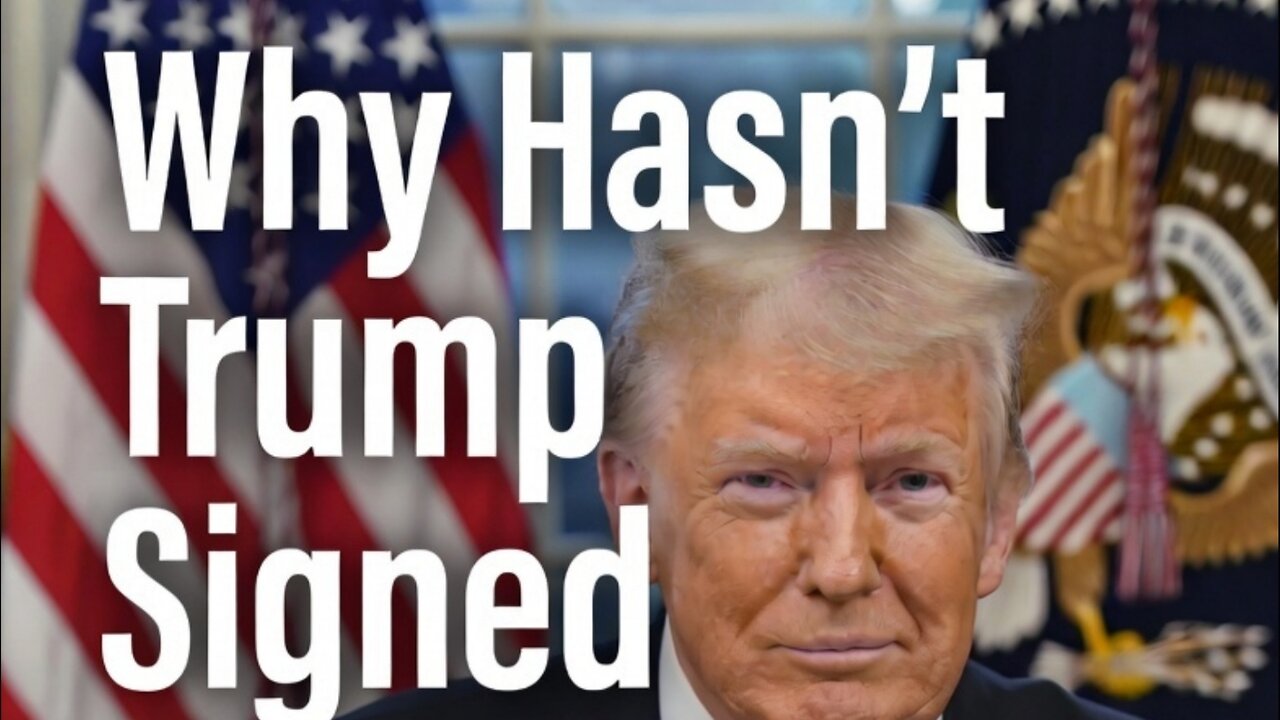 Why hasn't Trump signed the release of the Epstein files yet The Weekly Show Live 174