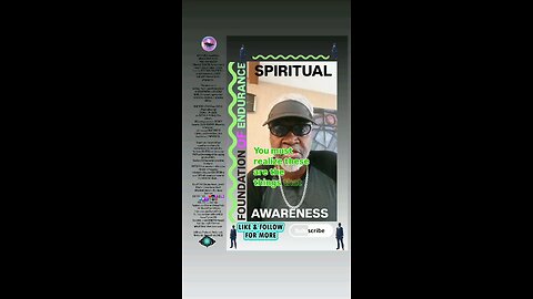 ▪︎SPIRITUAL AWARENESS/FOUNDATION OF ENDURANCE▪︎