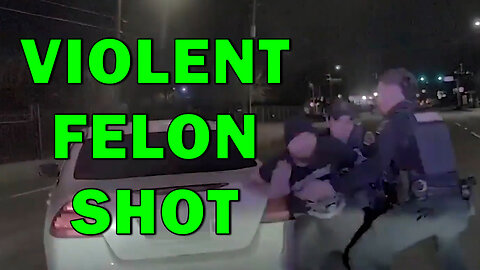 Felon Shot In The Face During Intense Struggle With Officers On Video! LEO Round Table S11E031