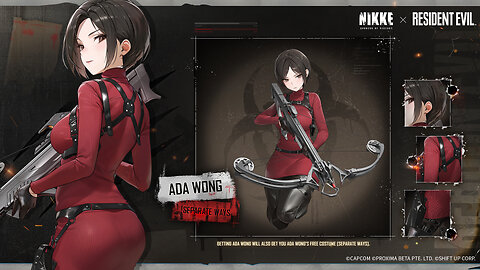 GODDESS OF VICTORY NIKKE x RESIDENT EVIL Salvation Through The Crimson Flame BannerGameplay Ada