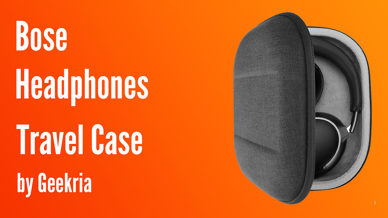 Bose Over-Ear Headphones Travel Case, Hard Shell Headset Carrying Case | Geekria