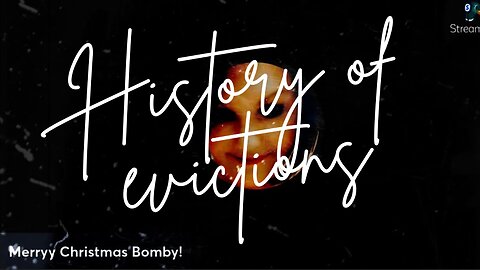 BOMBSHELL RELOADED - A HISTORY OF EVICTIONS PART 1
