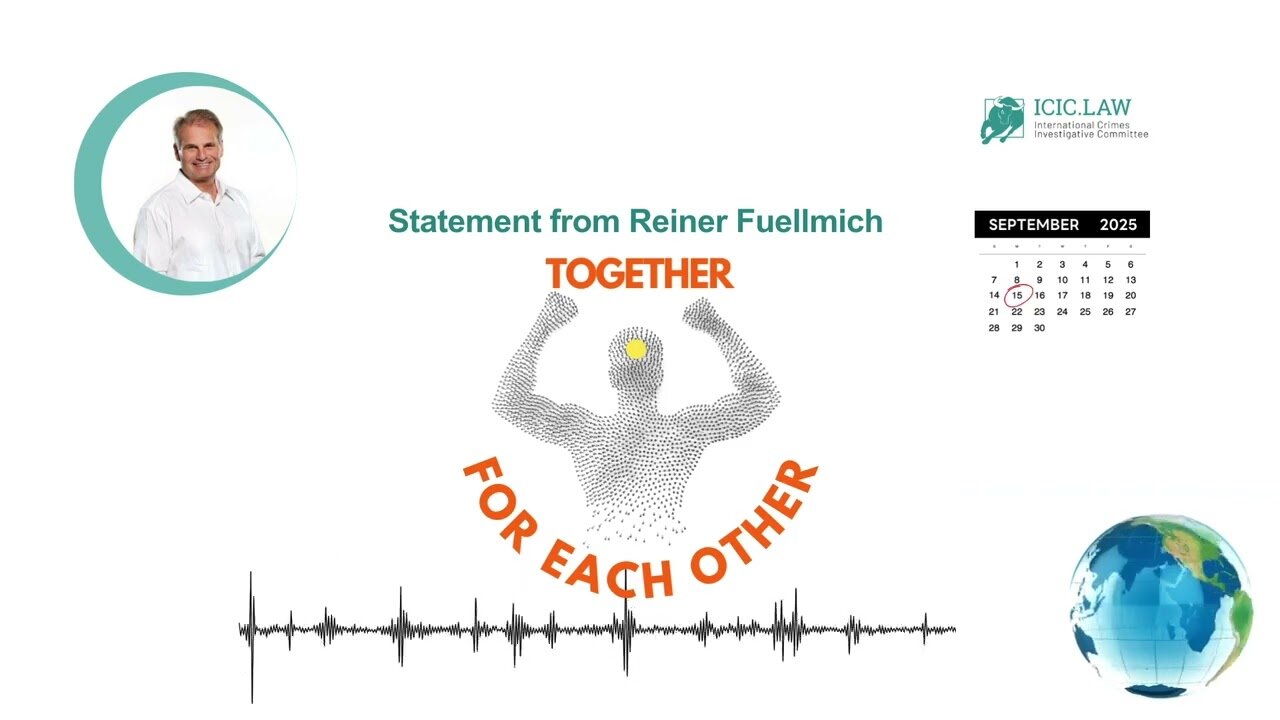 Reiner Fuellmich September 15th 2025 - Statement