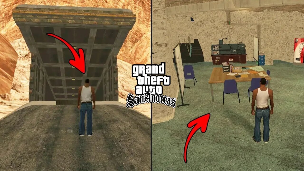 Secret Bunker in GTA San Andreas! (Hidden Place)