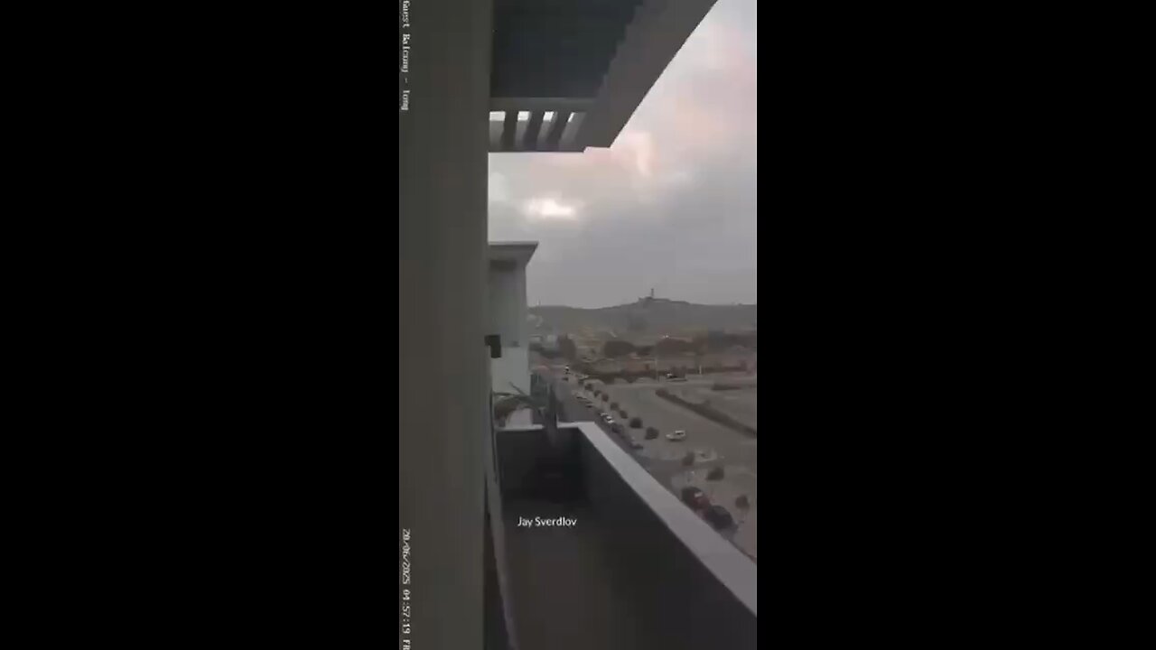 precise impact of Iranian missiles as they strike their targets in Beersheba in occupied Palestine