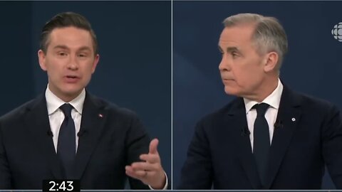 Pierre And Carney Get Into HEATED Exchange During Debate!