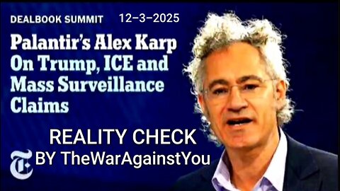 Palantir C.E.O. Alex Karp Pushing Lies, Supporting Evil. Defending Aid of Trump’s Immigration Policies