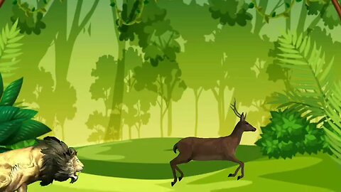 शेर और हिरण Moral Stories हिंदी कहानियां Panchatantra Kahani & Hindi Fairy Tales