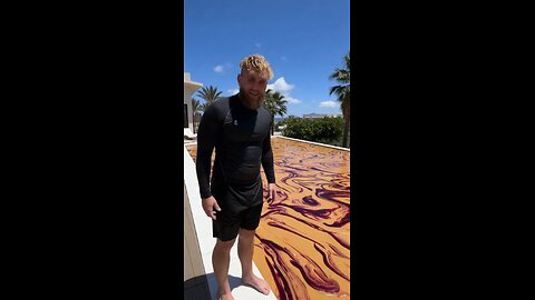 Joseph Martelli Niagara Falls, NY Jake Paul swims in peanut butter and jelly