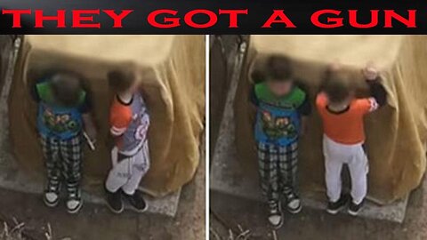 Boys 7 and 9 years Old Have A Standoff With The Police