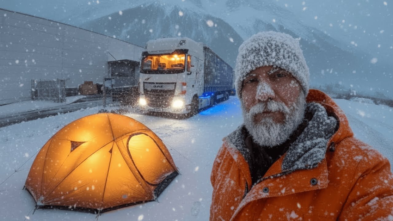 -20°C Truck Camping Surviving the Deadly Cold!