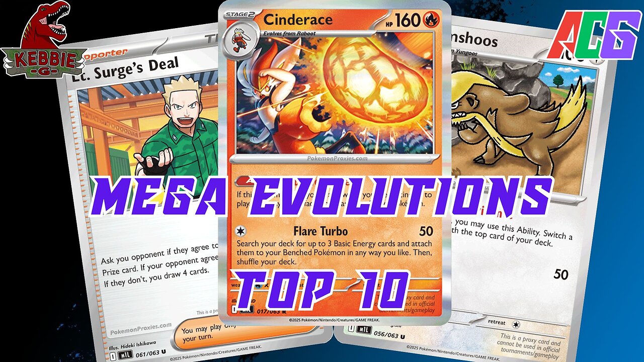 Mega Evolutions | Pokemon Top 10 Cards | Standard
