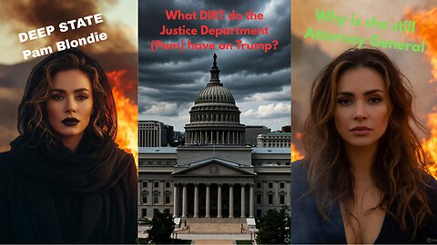 The DEEP STATE plot against Trump! Pam Blondie has DIRT on Trump.