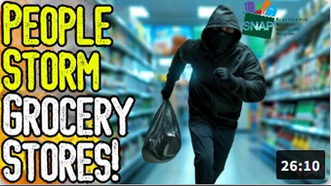BREAKING: PEOPLE STORM GROCERY STORES! - Government Does Dry Run For Famine!