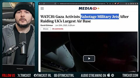 UK Airbase RAIDED By Far Left Pro Palestine Saboteurs, Jets DAMAGED, UK Cowers And Says "Vandalism,"