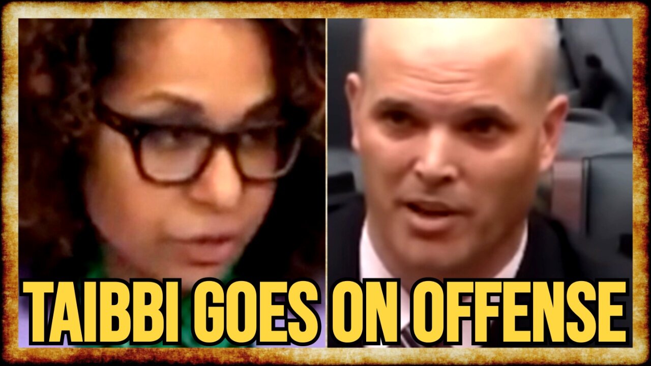 Taibbi SUES Dem Congresswoman For Repeating LONG DEBUNKED Smears