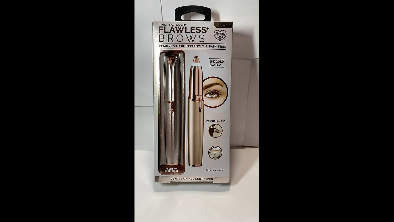 Buy It Now: Women’s FLAWLESS BROWS Electronic Brow Groomer - New Factory Sealed - On Sale