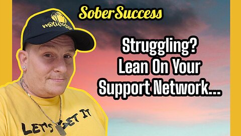 🗣Life Happens. Stay Sober & Lean On Your Support‼️🤝 #Sobriety #SoberCoach #Support #SupportNetwork