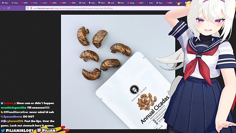 Filian's You Laugh, You Lose - Eat a Cicada (8/16/2025)