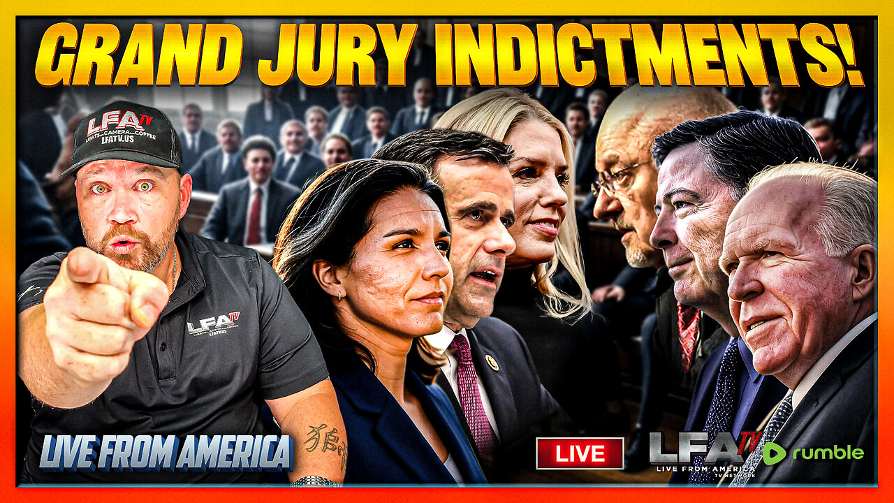 GRAND JURY INDICTMENTS! | LIVE FROM AMERICA 8.5.25 11AM