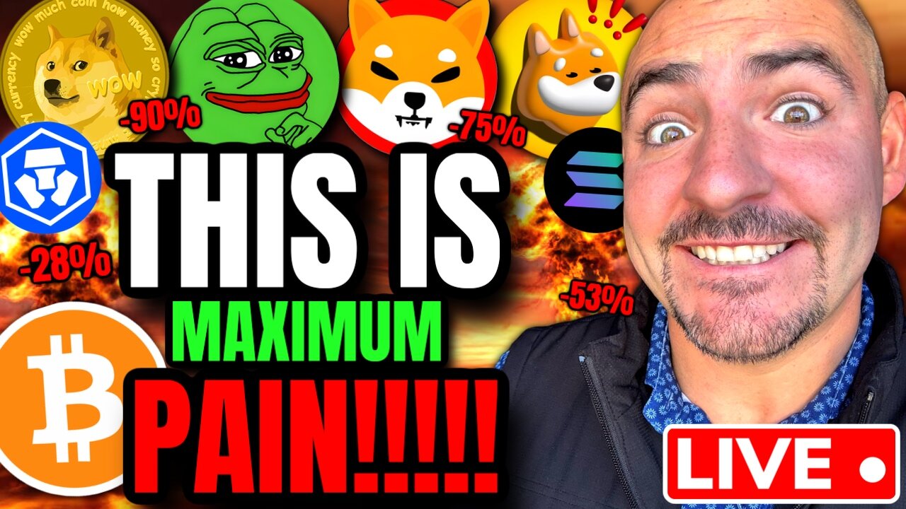 Bitcoin DEATH CROSS! (Crypto Market Open Live Stream) Tom Lee Says "The Bottom Is In"