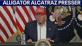 President Trump Speaks After “Alligator Alcatraz” Tour