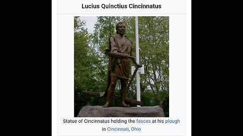THE GOD PAN & LUCIUS QUINCTIUS CINCINNATUS