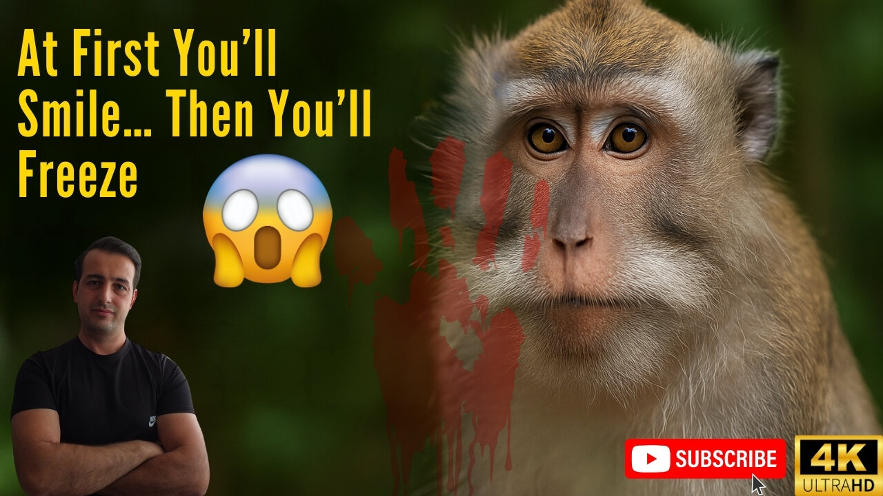 This Monkey Steals, Swims, and Rules Temples 😱🐒
