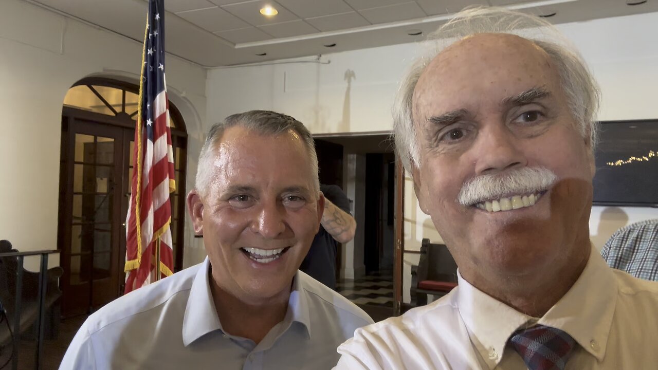 Me with likely Dem Candidate for FL Governor, DAVID JOLLY, 5-25-25