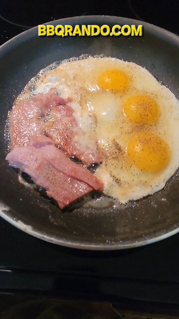 Ham and Eggs 🥚 Thanksgiving Leftovers 🍂 🍁 😋