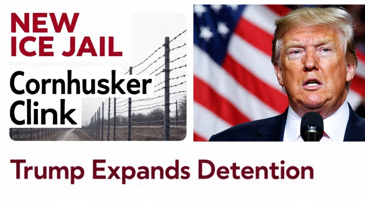 Trump Opens “Cornhusker Clink” — New ICE Jail in Nebraska Escalates Deportation Campaign
