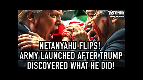 Netanyahu Played Trump—Now The Fake Intel Leak Exposes It All—Trump Sabotaged!