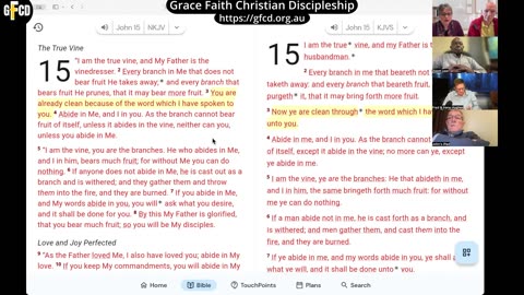 [John 15:1-17] [GFCD] [Live Bible Study]