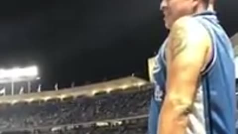 Amazing: The greatest paper plane in sports history! #shorts (via crazywill02/Ti
