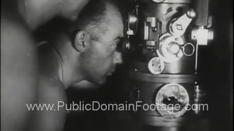 Captured German World War Two Newsreel 3 - Nazi Submarines and ships www.PublicDomainFootage.com