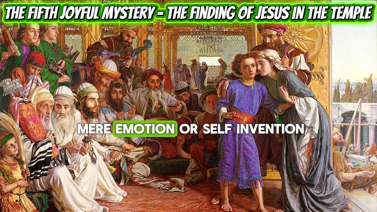 The Fifth Joyful Mystery - The Finding of Jesus in the Temple